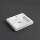 480*450*130mm Insert Square Basin With Mixer Hole
