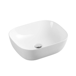 [50009] 490*395*150mm Oval Touchline White Above Counter Basin