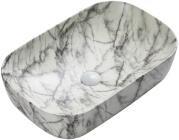 [50006] 500*405*150mm Carrara Above Counter Square Art Basin