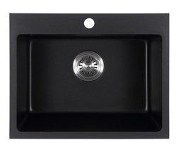 550*440*205mm Cora Black Granite Sink