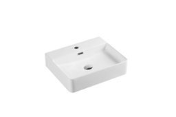 560*420*120mm Wall Hung Rectangular Basin With Mixer Hole