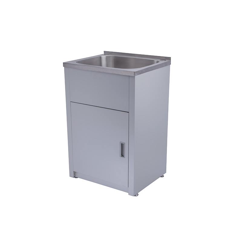 560WX370DX870Hmm 30 Litre Compact Laundry Tub & Cabinet