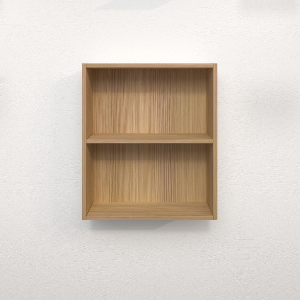 560x650x166mm Natural Oak Laminated Particle Board Shelf Unit Open Cabinet Shelf Cabinet