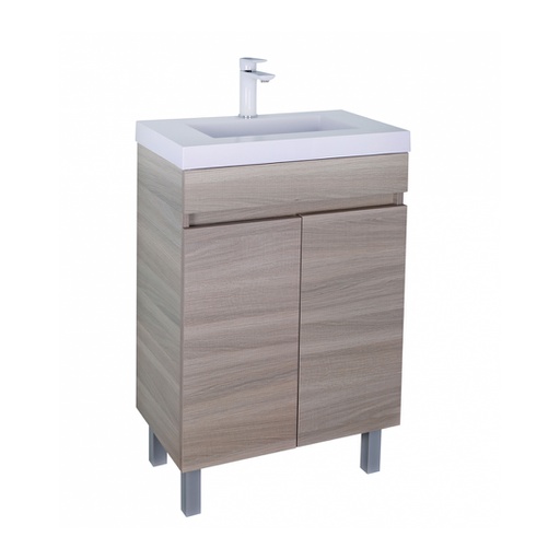 600*360*860mm Oak Bathroom Vanity Double doors OAK L