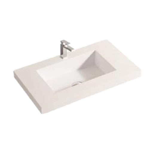 600*370*140mm Square Poly Top (32mm no overflow waste)