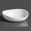 600*370*190mm Gloss White Waverton Solid Surface Stone Above Counter Basin 32mm Waste