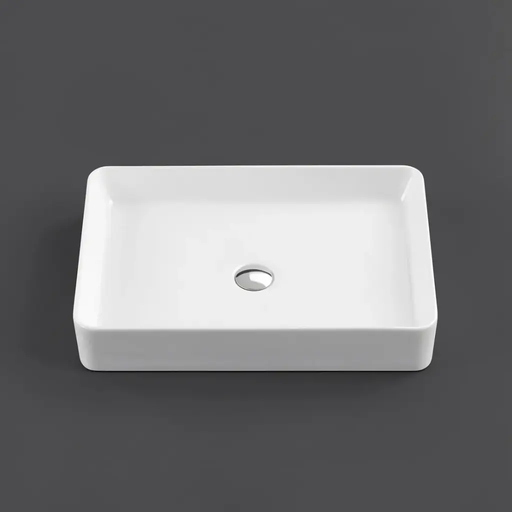 600*405*110mm Above Counter Rectangular Basin