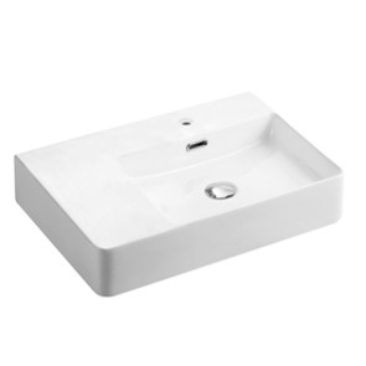 600*420*120mm Wall Hung / Above Counter Basin Right hand shelf Waste: 32mm Overflow Pre cut stone top ：YES