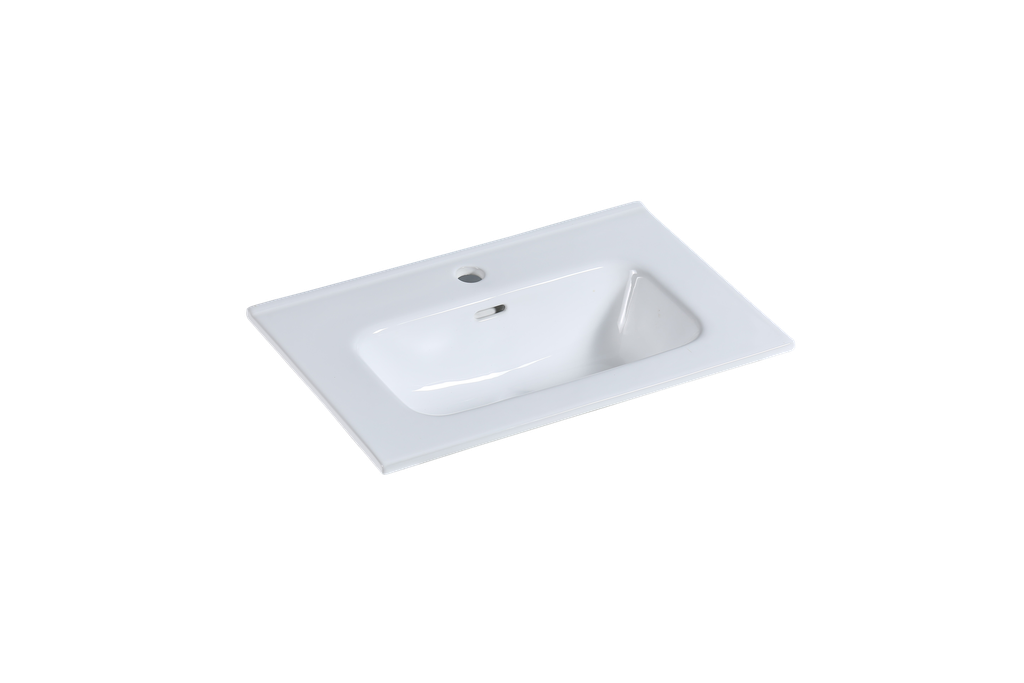 600*460*165mm Ora Basin Thin Edge Ceramic Top