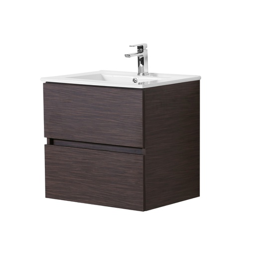 600*460*560mm Wall Hung Vanity Walnut-WH-Cab