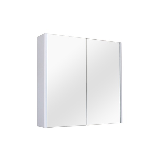 600L*720H*150Dmm Double Doors PVC Filmed Matt White, Copper free mirror with anti rusty treatment MW