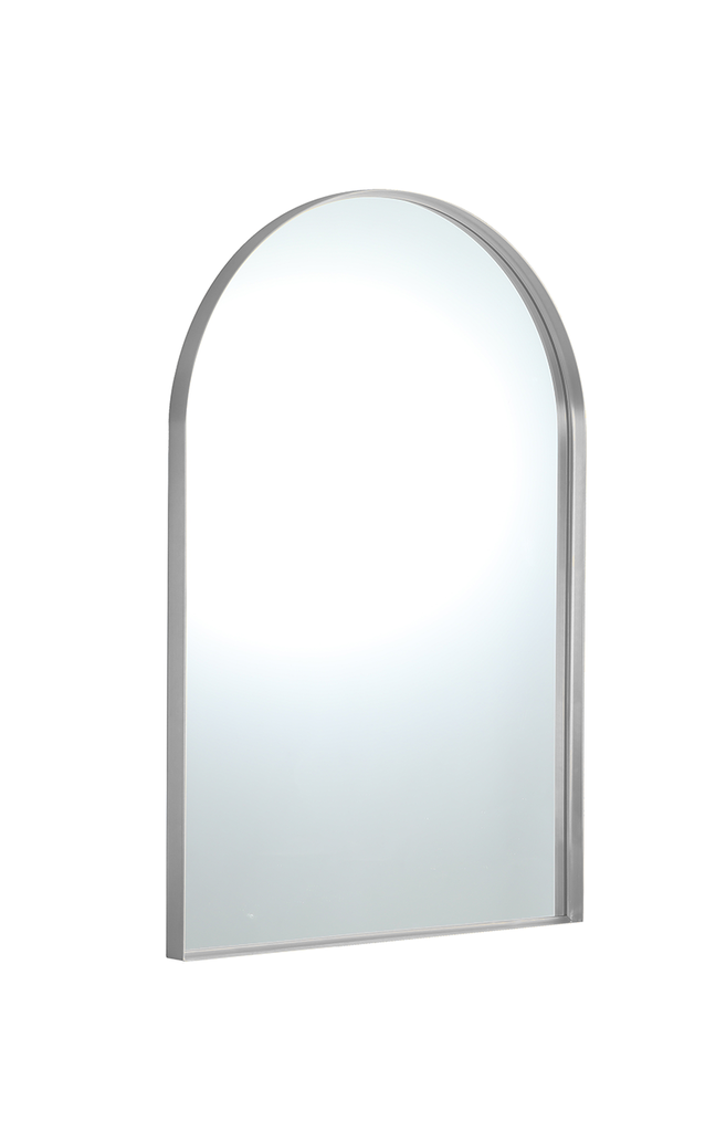 600X900X35mm Brushed Nickel Arco Frame Mirror