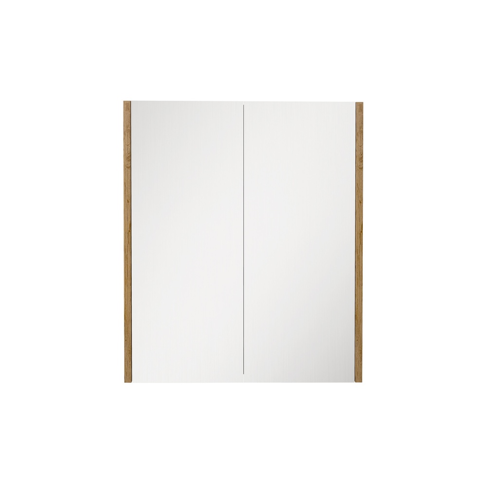 [55660] 600×720×150mm Prime Oak Camden Pencil Edge Shaving Cabinet