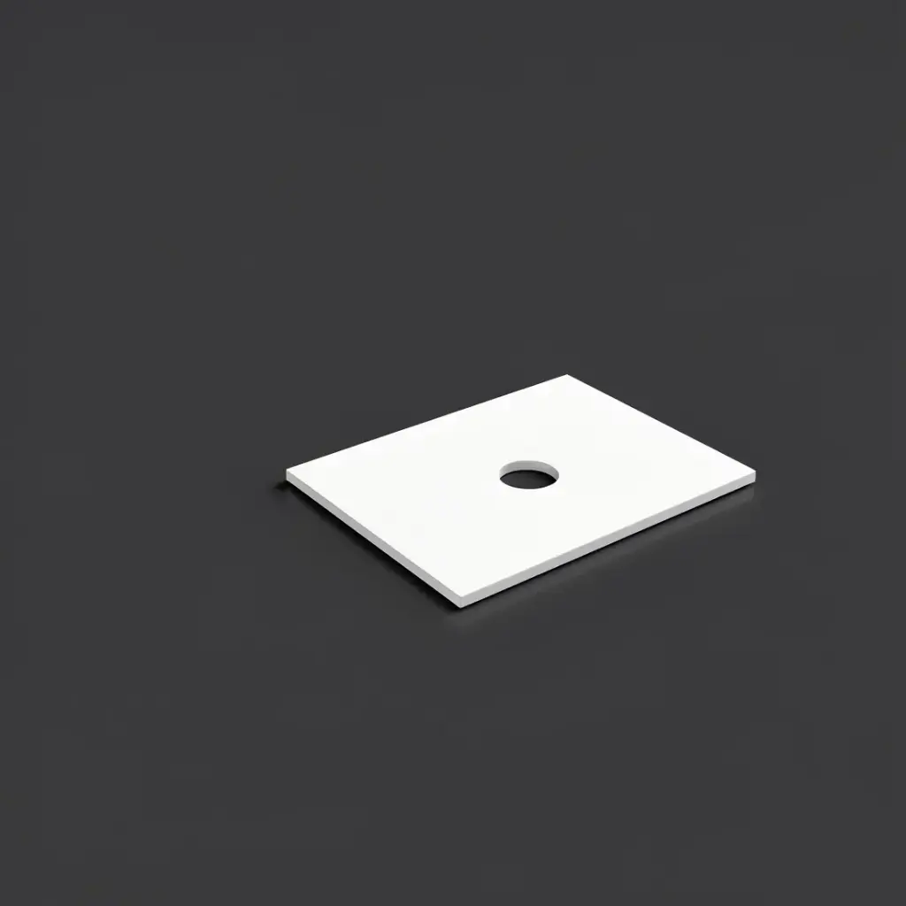 605X465X12mm Matte White Solid Surface Blanco Stone Top