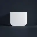 610x503x15mm Matte White Stone Top Rounded Corner Benchtop