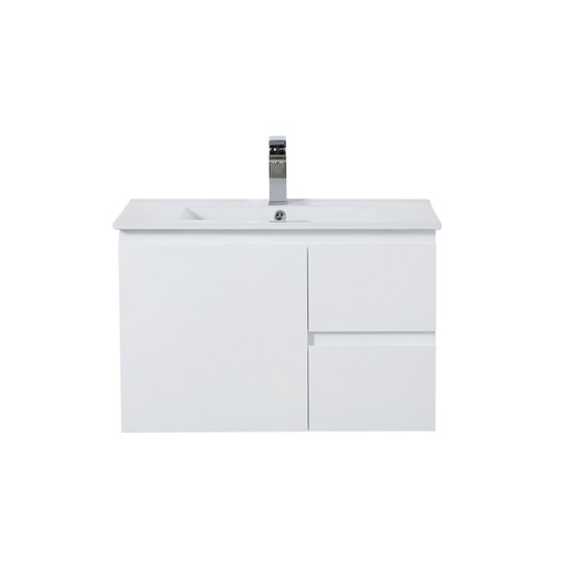 750 wall hung right hand drawers vanity cabinet only R-WH-Cab