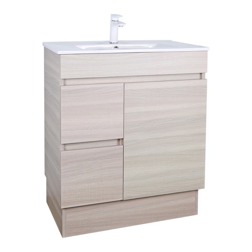 750*360*860mm Evie Oak Vanity With Left Drawer