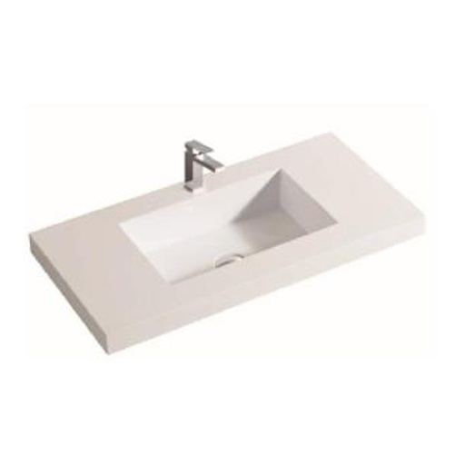 750*370*140mm Square Poly Top (32mm no overflow waste)