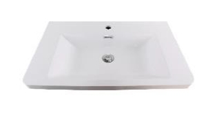 750*460*110mm Poly Top Vanity Top