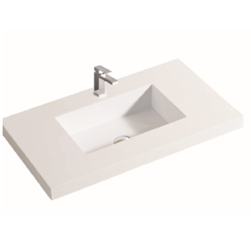 750*460*140mm Square Poly Top (32mm no overflow waste)