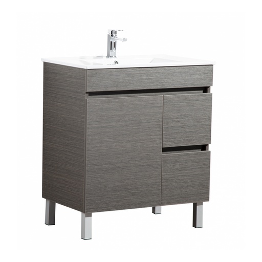750*460*860mm Dark Brown Bathroom Vanity RL-DB