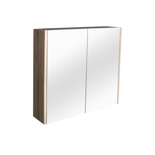 750L* 720 H *150Dmm Double Doors PVC Filmed White Oak, Copper free mirror with anti rusty treatment WO
