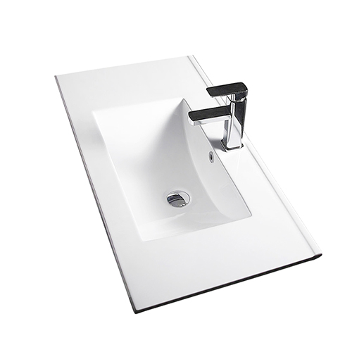 [90111/CT7539] 750L*390D*175HMM NANA GLOSS WHITE THIN EDGE CERAMIC TOP