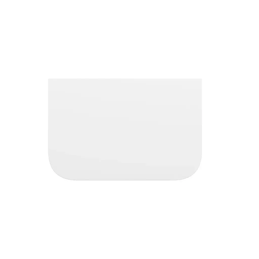 750mm Matte White Stone Top Rounded Corner Benchtop