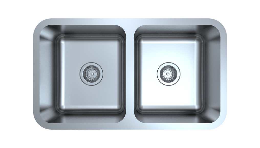 [44846] 794*457*229mm Otus Double Bowl Undermount Sink