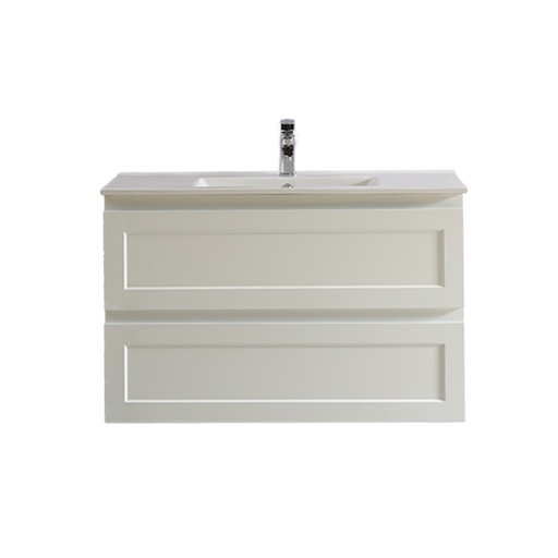 890*450*560mm Matte White Fremantle Wall Hung Vanity Cabinet Only