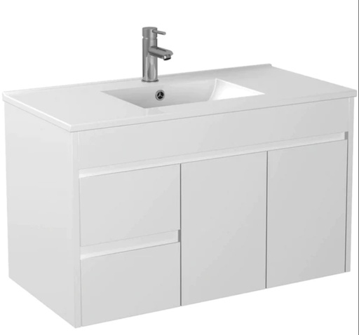 900 en suite wall , left hand vanity only L-WH-Cab