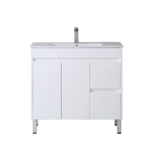 900 floor , right hand drawers vanity cabinet only R-LG-Cab