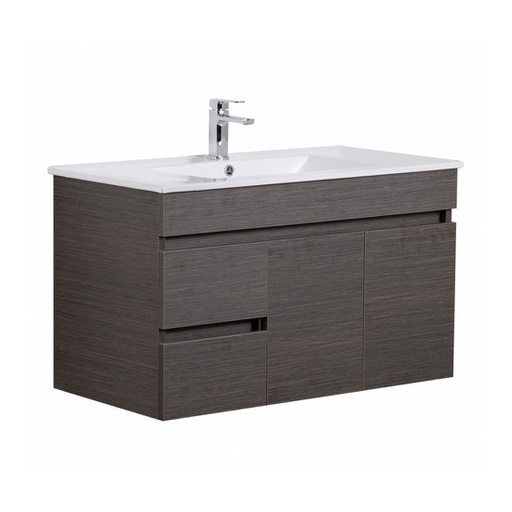 900*460*555mm Dark Brown Bathroom Vanity LWH-DB