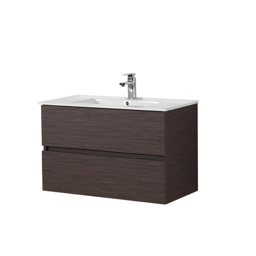900*460*560mm Wall Hung Vanity Walnut-WH-Cab