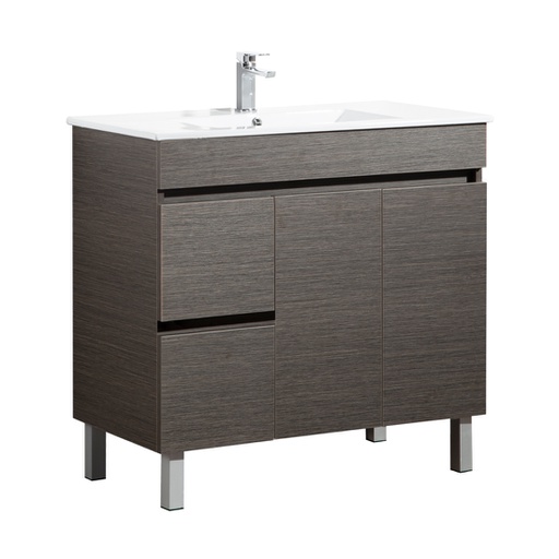 900*460*860mm Dark Brown Bathroom Vanity LL-DB