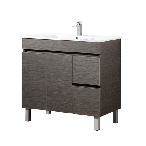 900*460*860mm Dark Brown Bathroom Vanity RL-DB