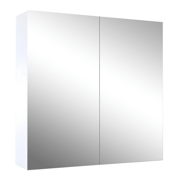 900*720*150mm Pvc White Shaving Cabinet Two Doors
