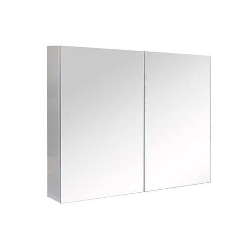 900L* 750 H *155DmmDouble Doors PVC full Polyurethane white Adjustable tampered glass shelves CoPer free mirror Pencil edge