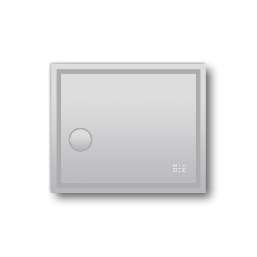 900x750mm ART- Bluetooth LED Mirror With Magnifier