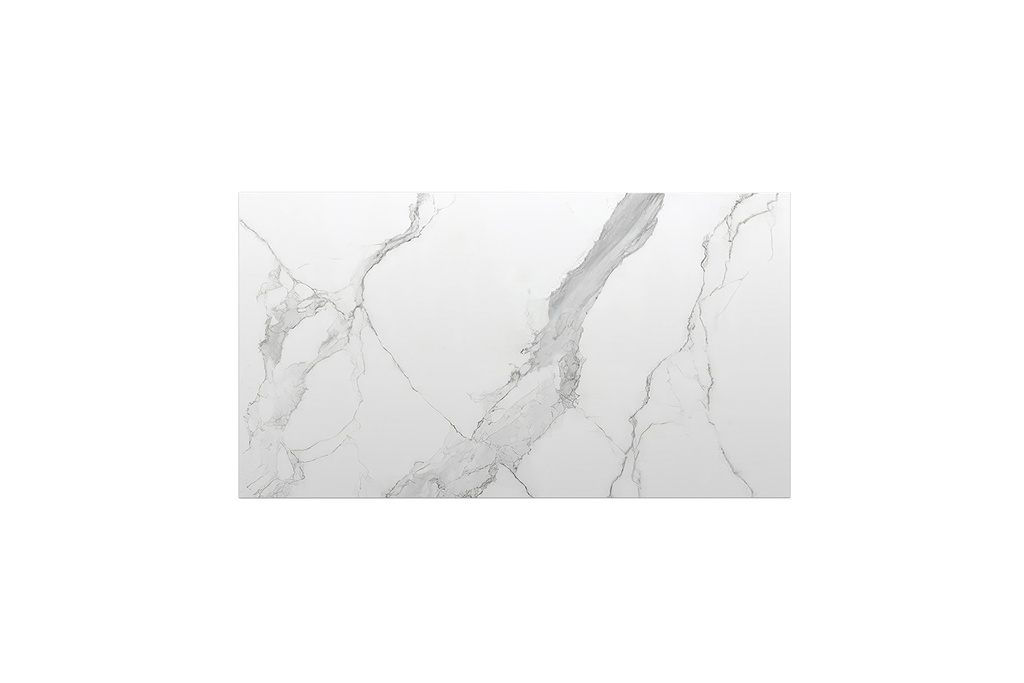 902x500x15mm White Marble Look Sintered Stone Top Matte Finish Benchtop