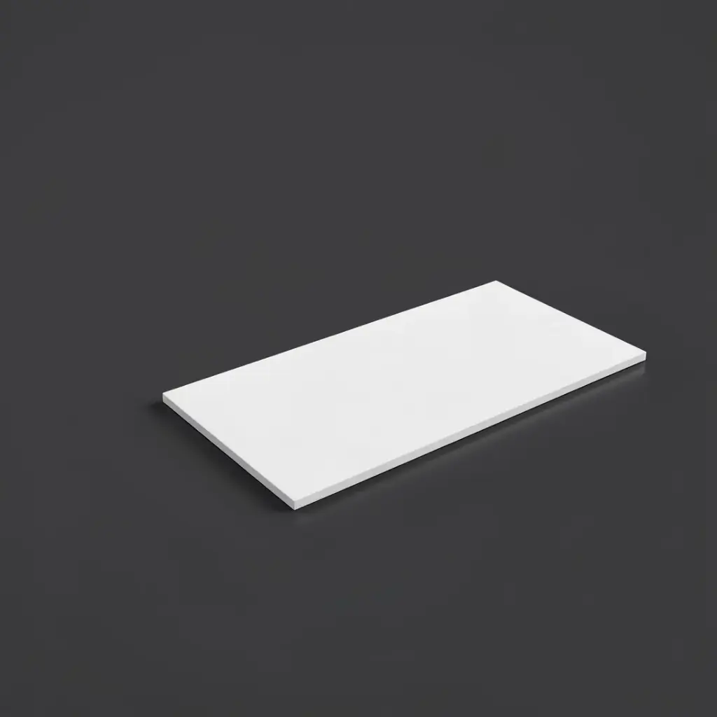 905X465X12mm Matte White Solid Surface Blanco Stone Top