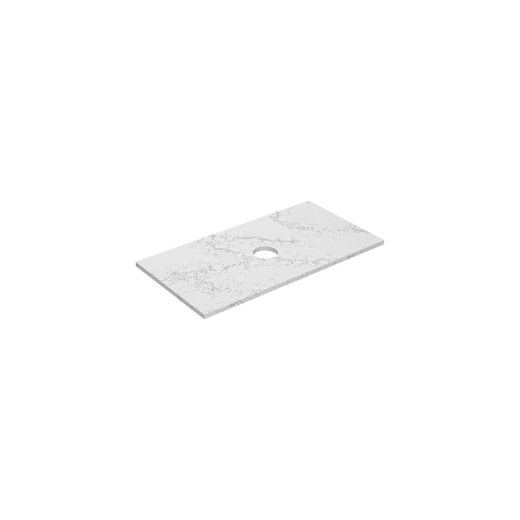 [56362] 905X465X20mm Calacatta White (WG486) Zero Silica Engineer Stone Top