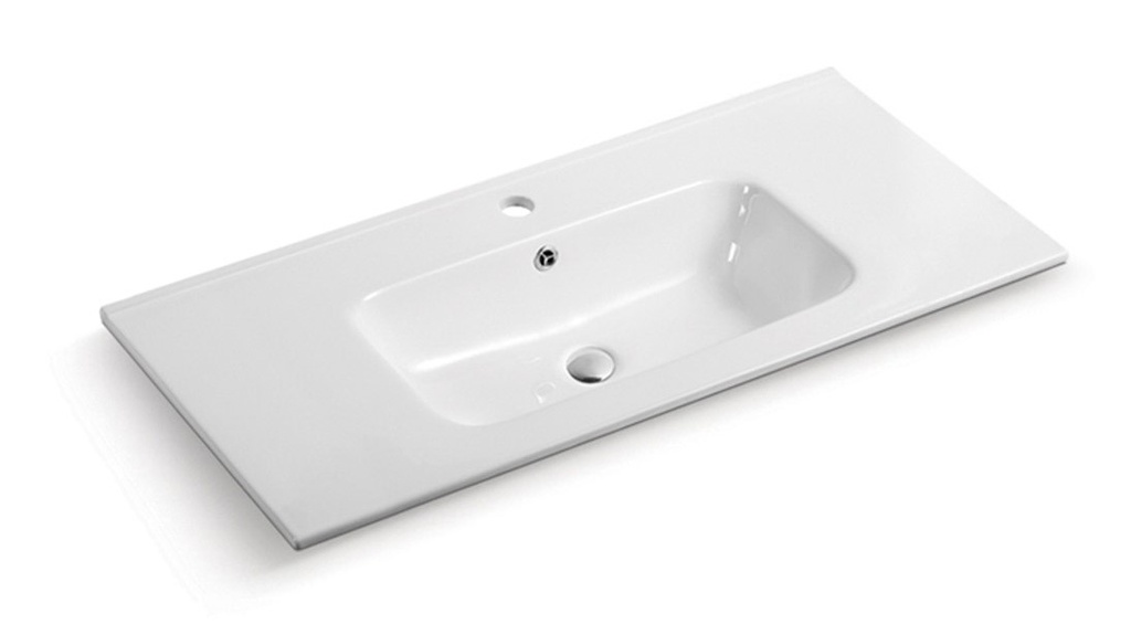 910*460*175mm Gloss White Kliff Fine Ceramic Counter Top