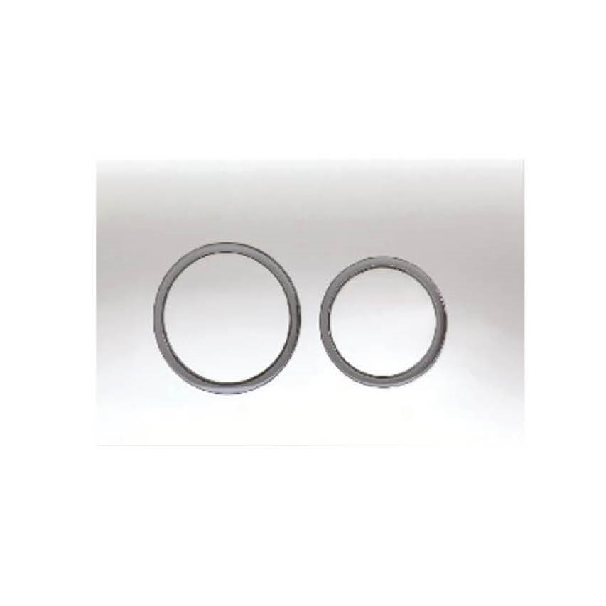 [56227] ABS Round Push Plate Chrome