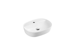 [50076] Above Counter Oval Basin With Mixer Hole(505x385)