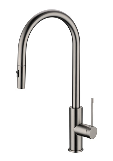 Aziz-II Pull Out Sink Mixer Gunmetal