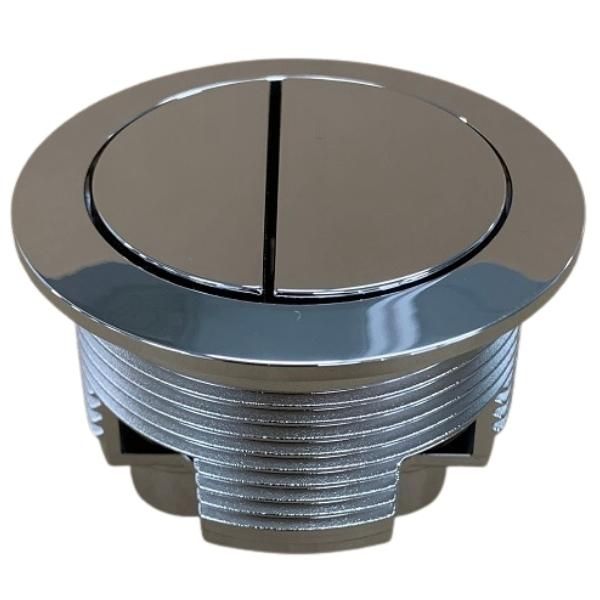 BTW Cistern Chrome Round Button