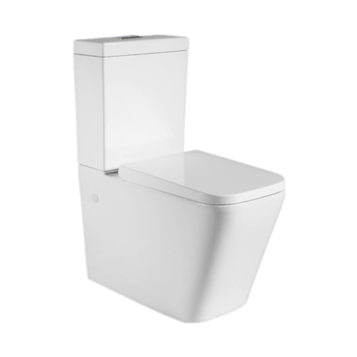Back/Left and Right Bottom Inlet Cistern ; Box Rim Pan ; 4.5/3 Liters Dual Flush Size: 665*380*840mm Trap-60: 60-150mm -Supplied; UF Standard Seat -Supplied