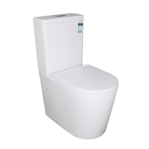 Back/Left and Right Bottom Inlet Cistern ; Tornado Flush Pan ; 4.5/3 Liters Dual Flush Size: 655*360*865mm Trap-100: 100-140mm (Supplied); UF Slim Seat (Supplied)