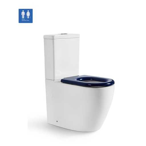 Back/Left and Right Bottom Inlet Cistern;4.5/3 Liters Dual Flush Easy Height Raised Pan;Size: 660*390*875mm;Trap-100: 100-140mm-Supplied; UF Standard Seat -Supplied